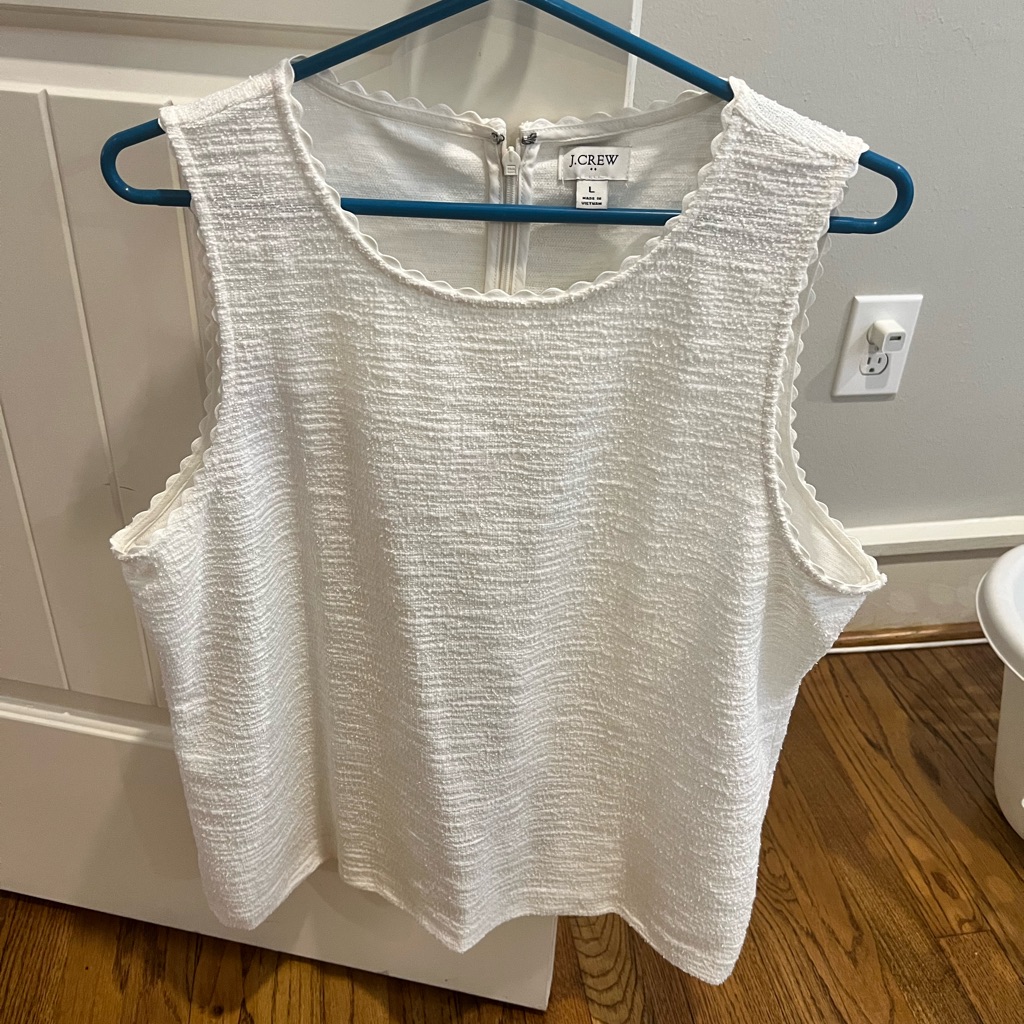 J.Crew White Shell